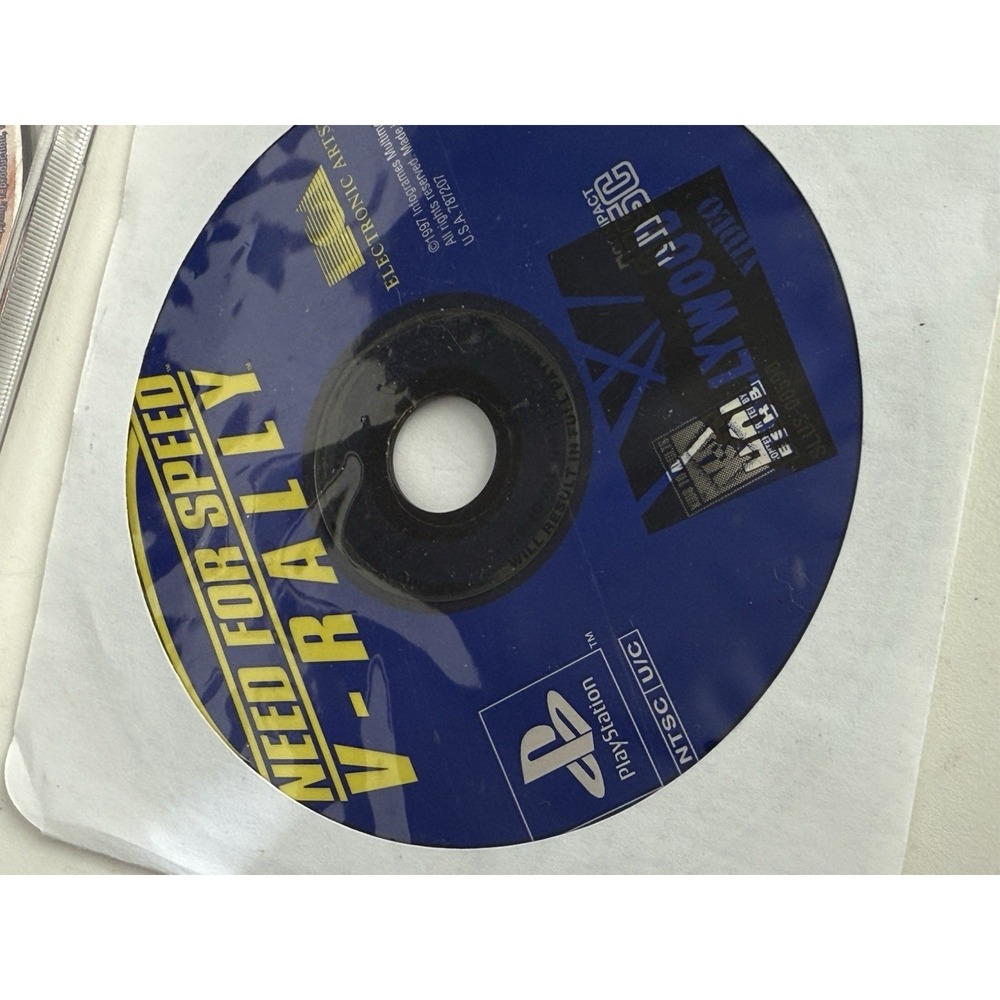Lot Or‎ 3 PS Games , Disc Only , Rally Cross , Top Gun , Need For Speed V-rally - Picture 3 of 4